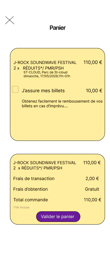Panier PMR/PSH - wireframe J-Rock Soundwave Festival
